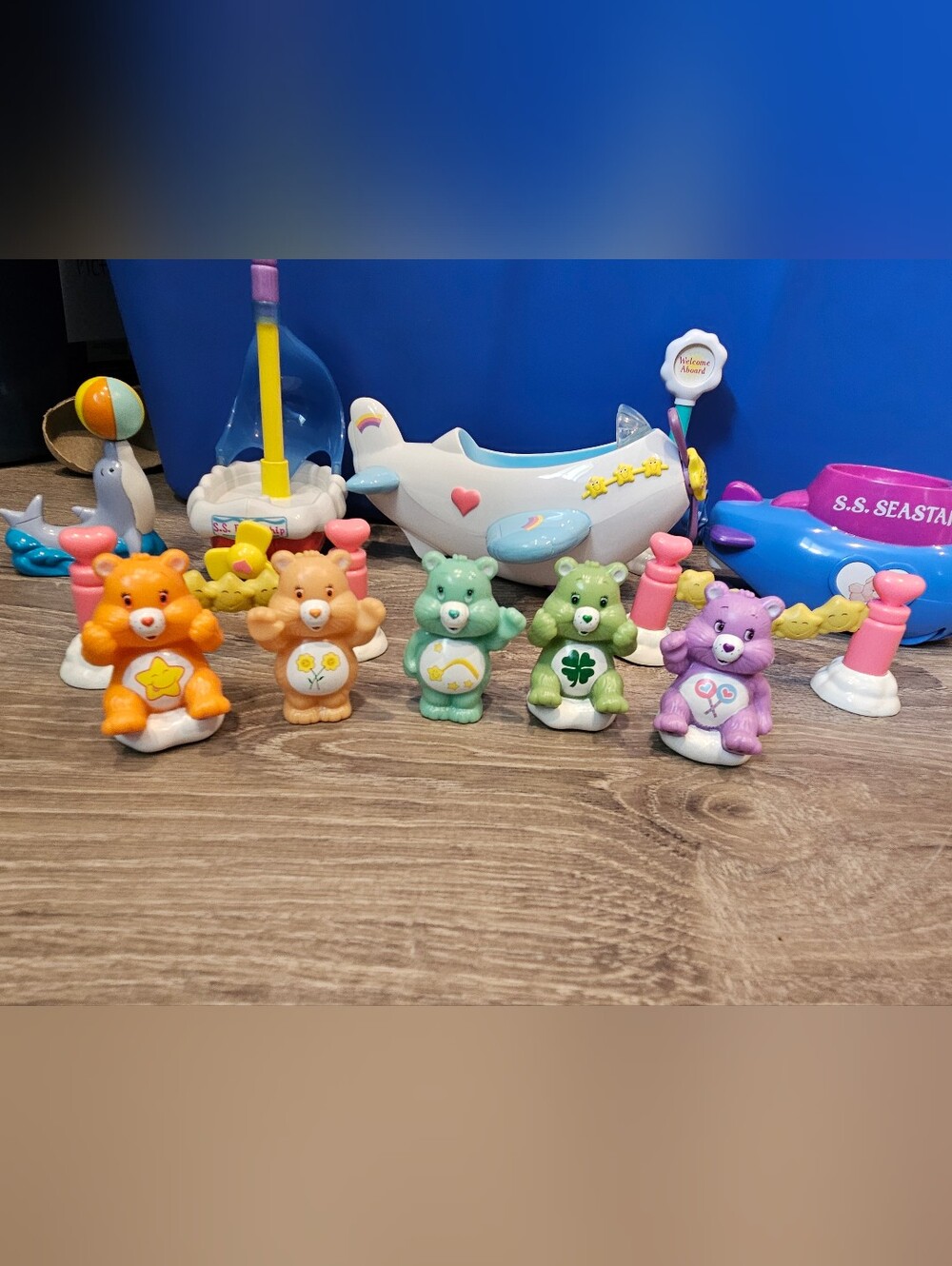 Care Bears 2003 Play Along Toy Lot